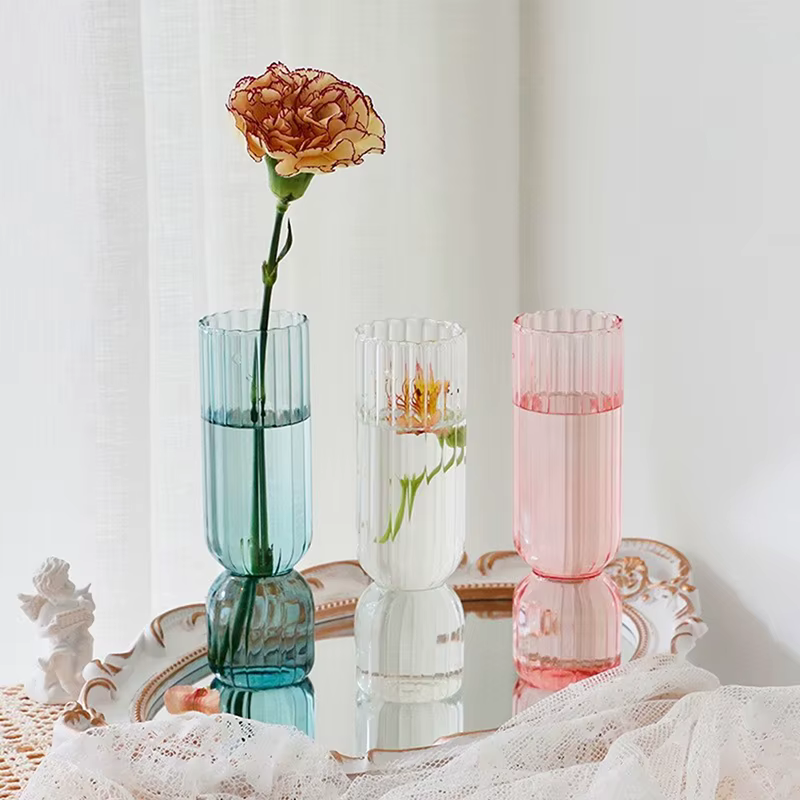 Vase en verre nordique pour la décoration de la maison