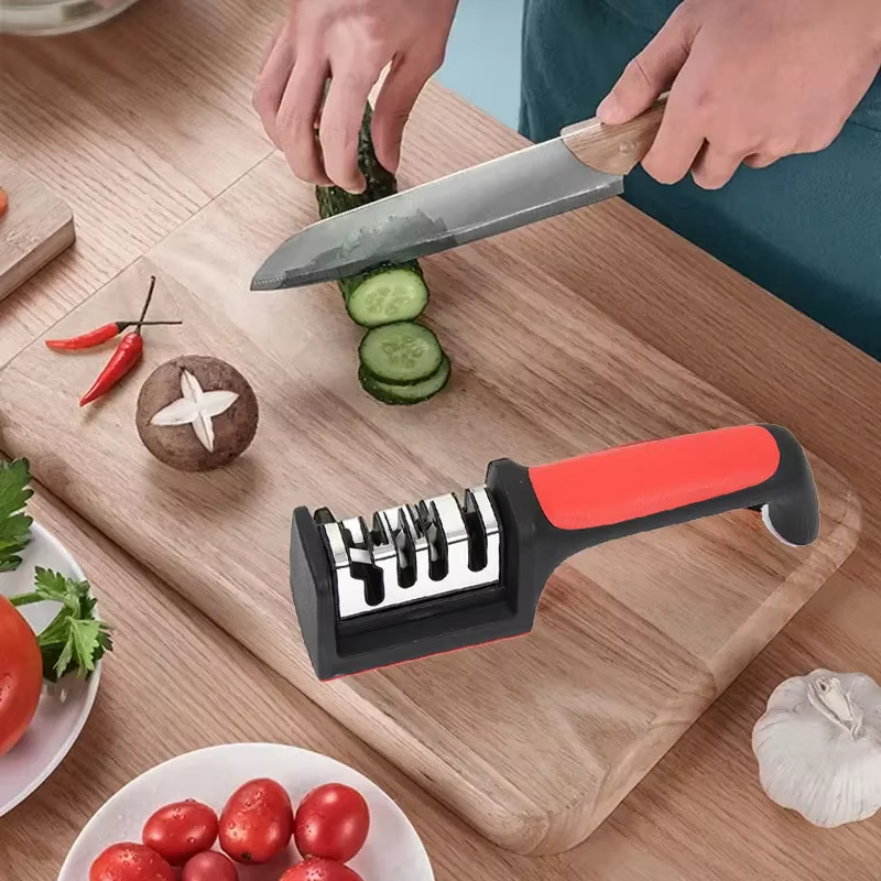 Affûteur de couteaux de cuisine à 4 segments
