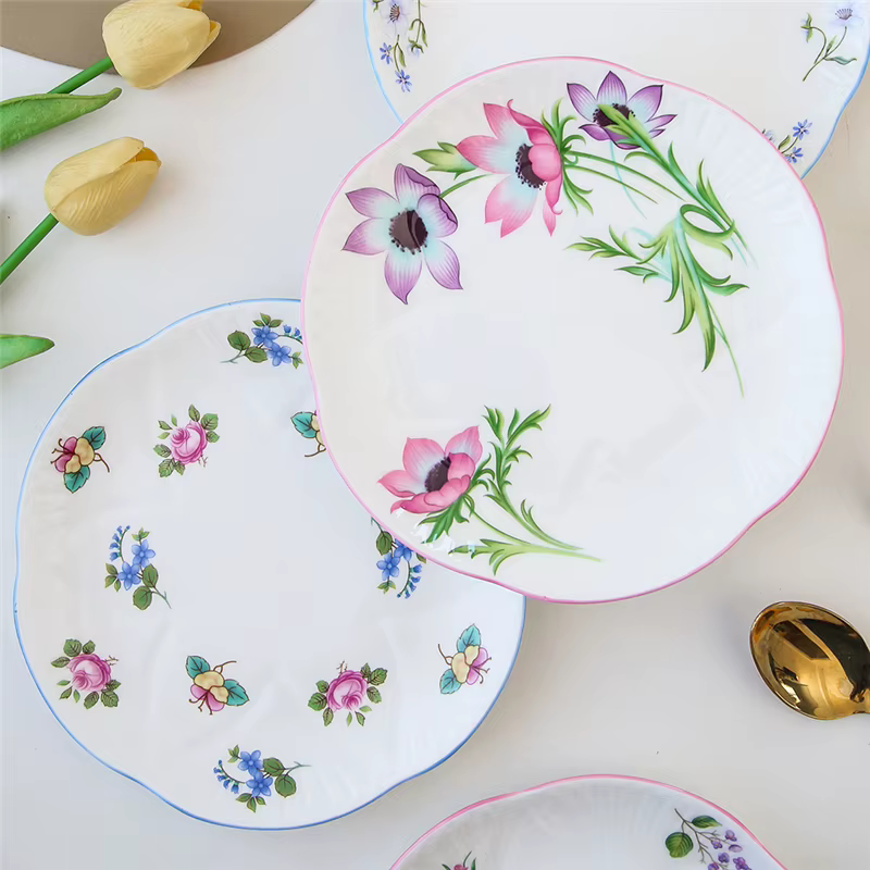 Sophia-Assiette Plate en Céramique