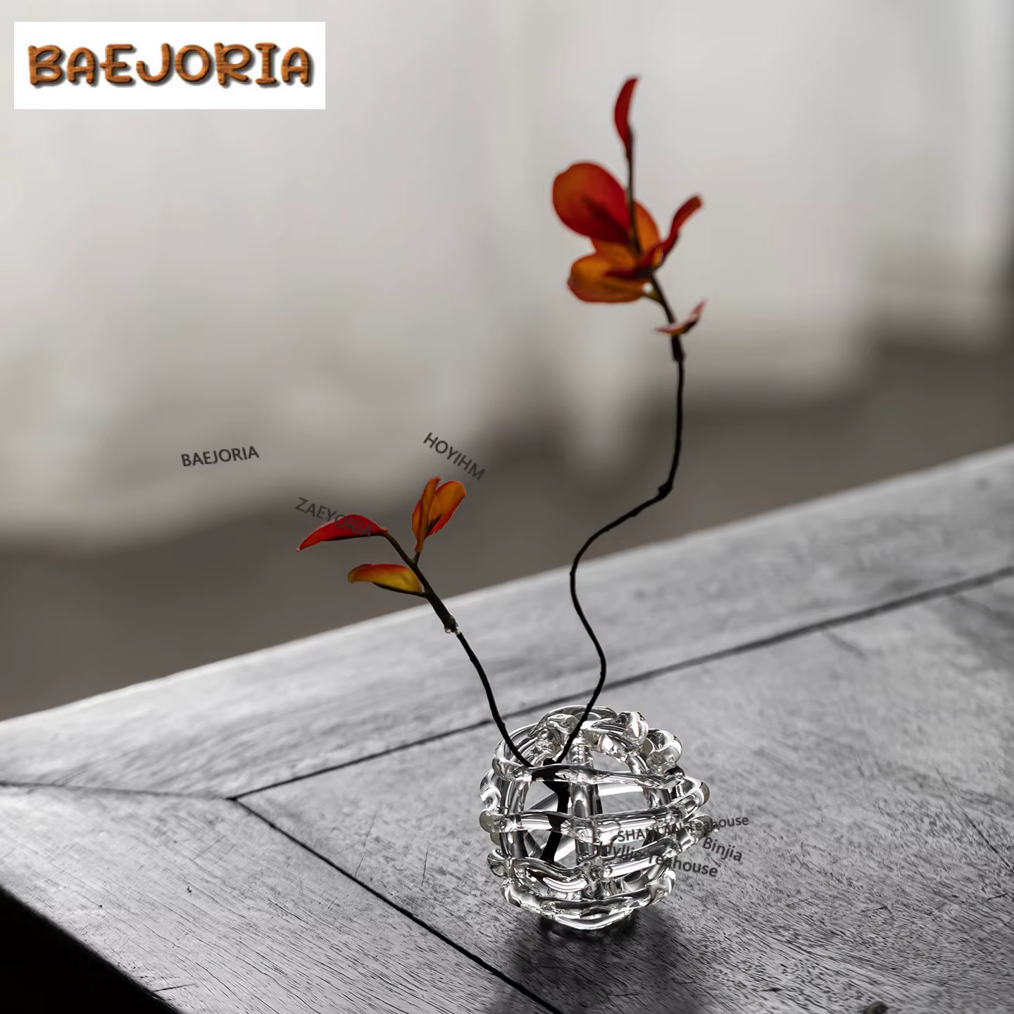 Vase en verre créatif pour la décoration intérieure