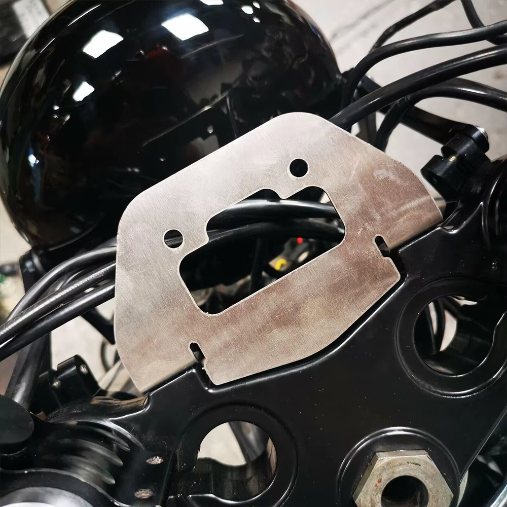 Support de compteur de vitesse pour BMW K100 K75 K 100 Cafe Racer, Base brossée noire, revêtement en poudre, Modification en acier inoxydable pour moto