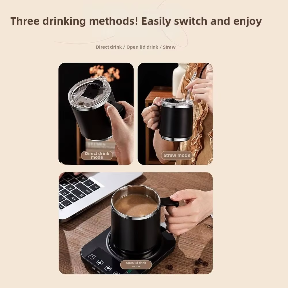 Mug isotherme domestique anti-fuite et anti-brûlure