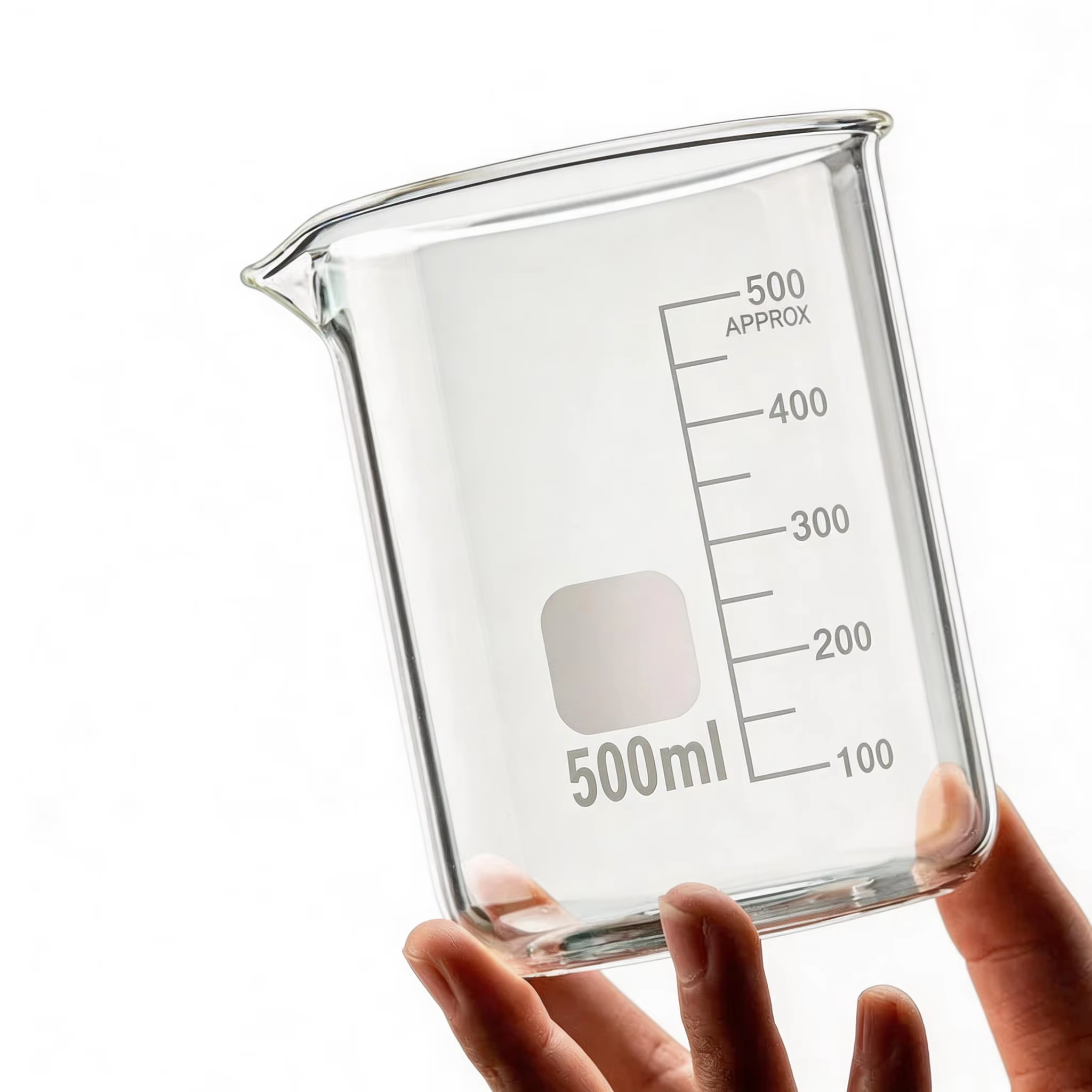 Tasse à mesurer en verre borosilicate YWDL avec échelle graduée