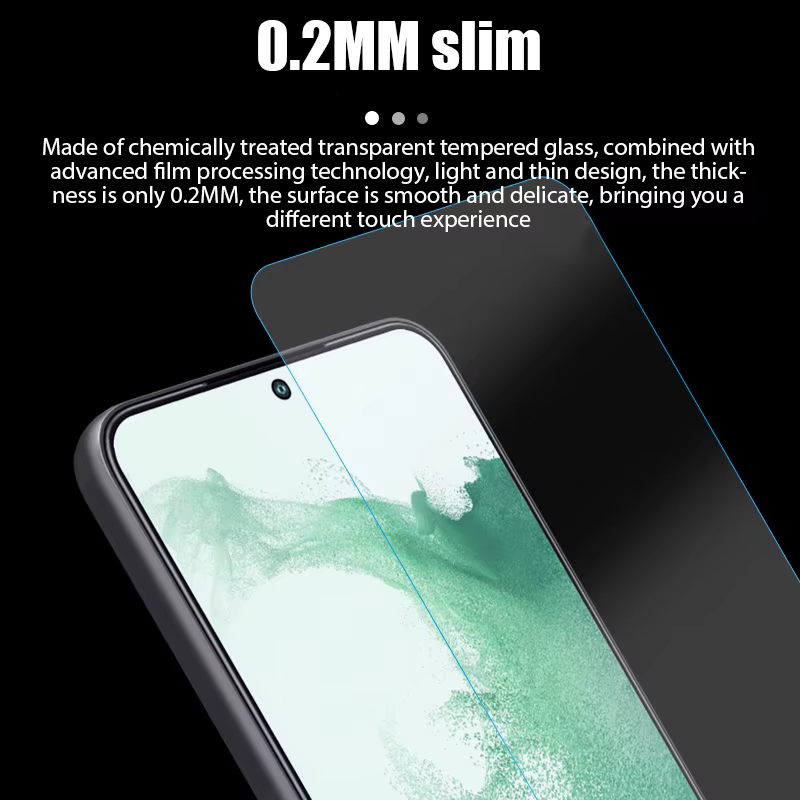 4 pièces de verre trempé pour Samsung S25 S24 Ultra S23 S22 Plus A56 A16 A55 A15 A35 A54 S20FE 5G A33 A53 A52 A36 Protection d'écran