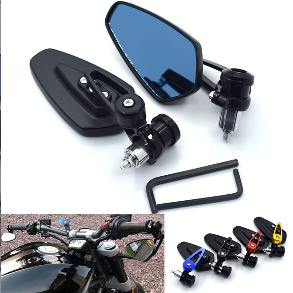 Accessoires de moto, miroirs d'extrémité de guidon, café Racer pour YAMAHA X300 V-MAX 1700 VMAX1 XMAX125 XMAX250 XMAX 400 MT03