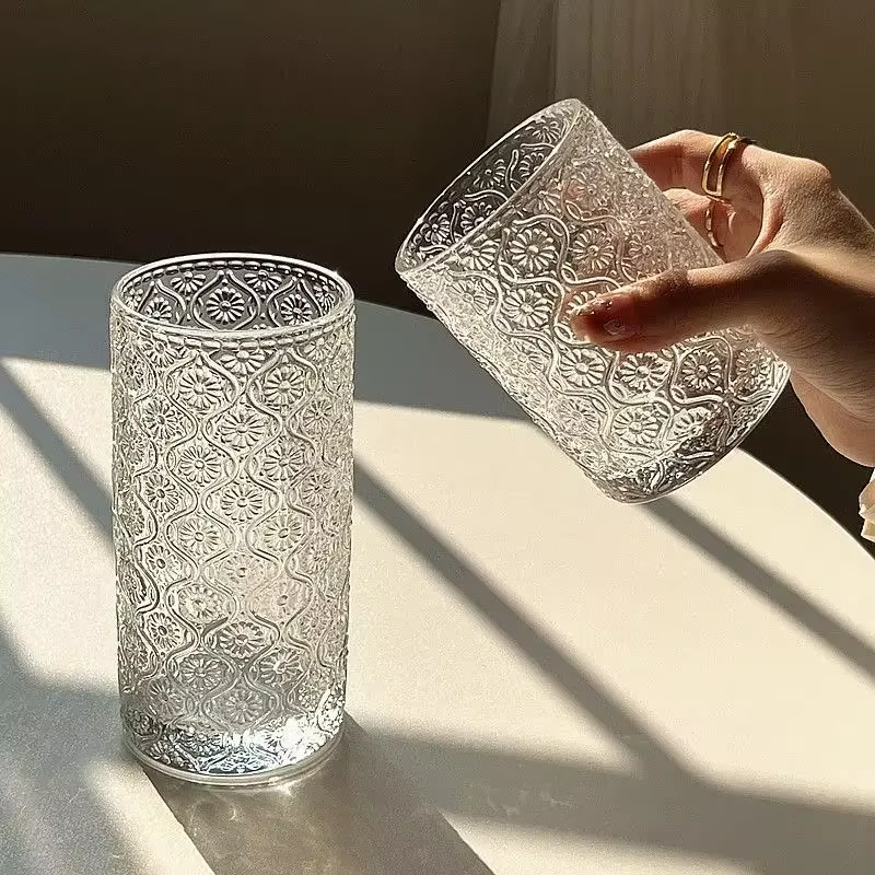 Ins Begonia Verre Sculpté Simple