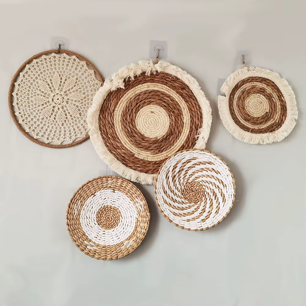 Assiette tissée d'algues de mer