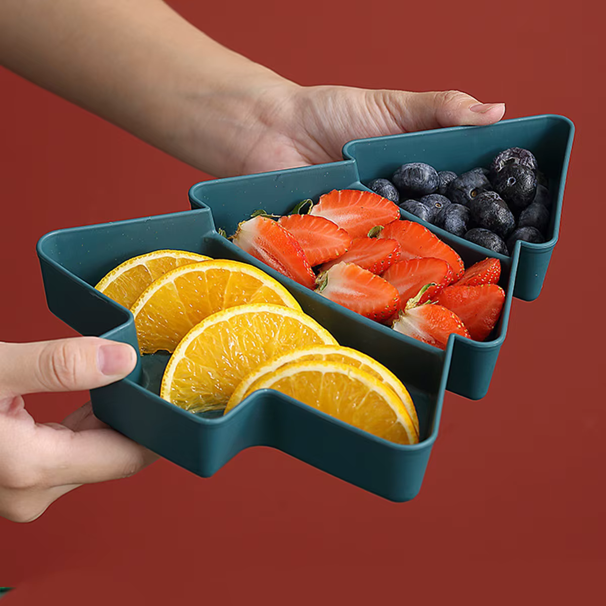 Assiette à fruits pour arbre de noël