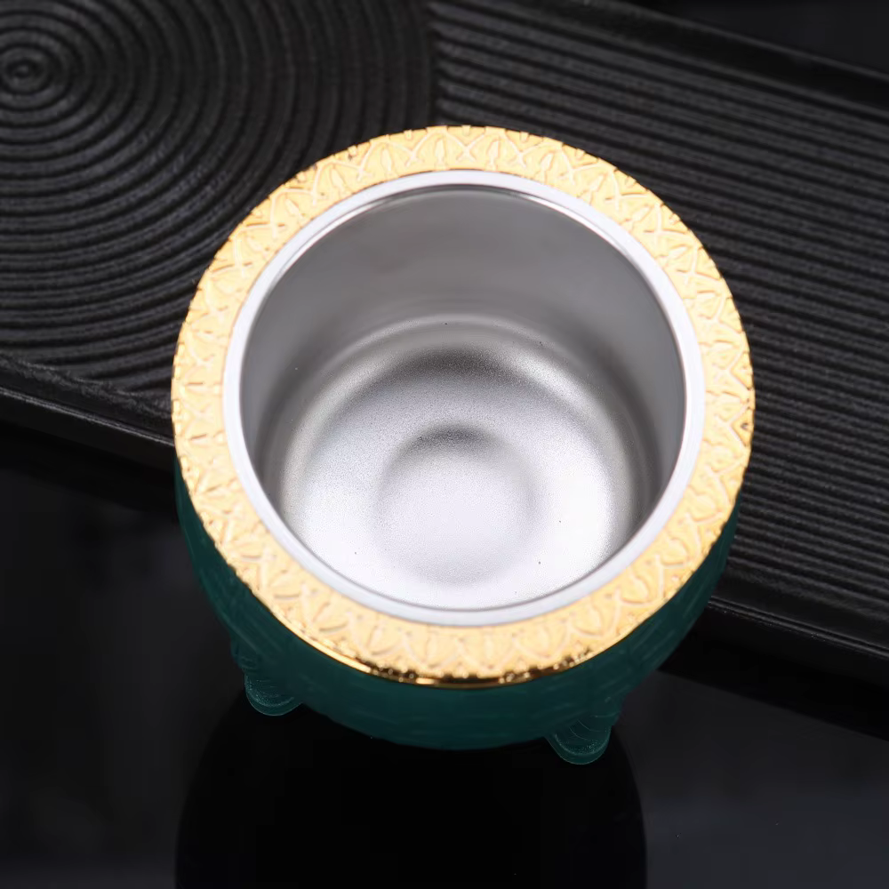 Gobelet en acier inoxydable à double paroi durable de 180 ml