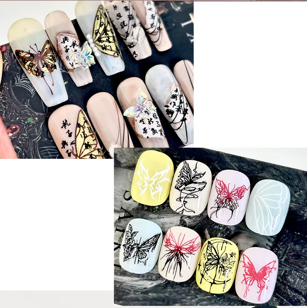 Plaque de stamping pour nail art, plaque en acier pour débutants, modèle de décoration d'ongles sans peinture manuelle, croix, crâne gothique, éléments rock, gel de stamping, moule à vernis à ongles,