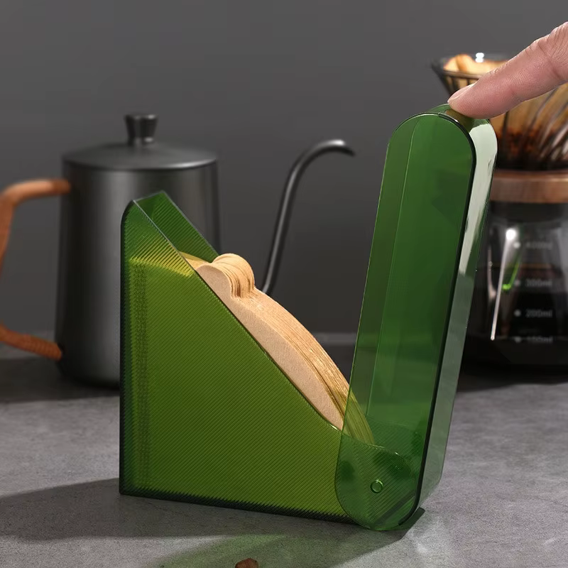 Boîte de support de papier filtre à café