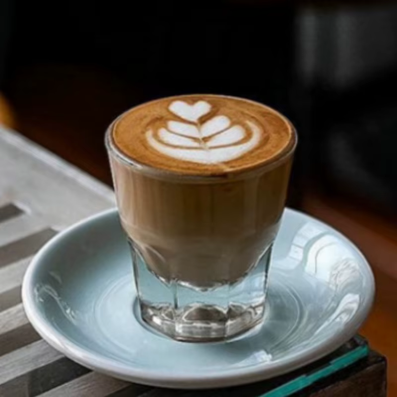 Ensemble de verres à expresso italiens à fond optique