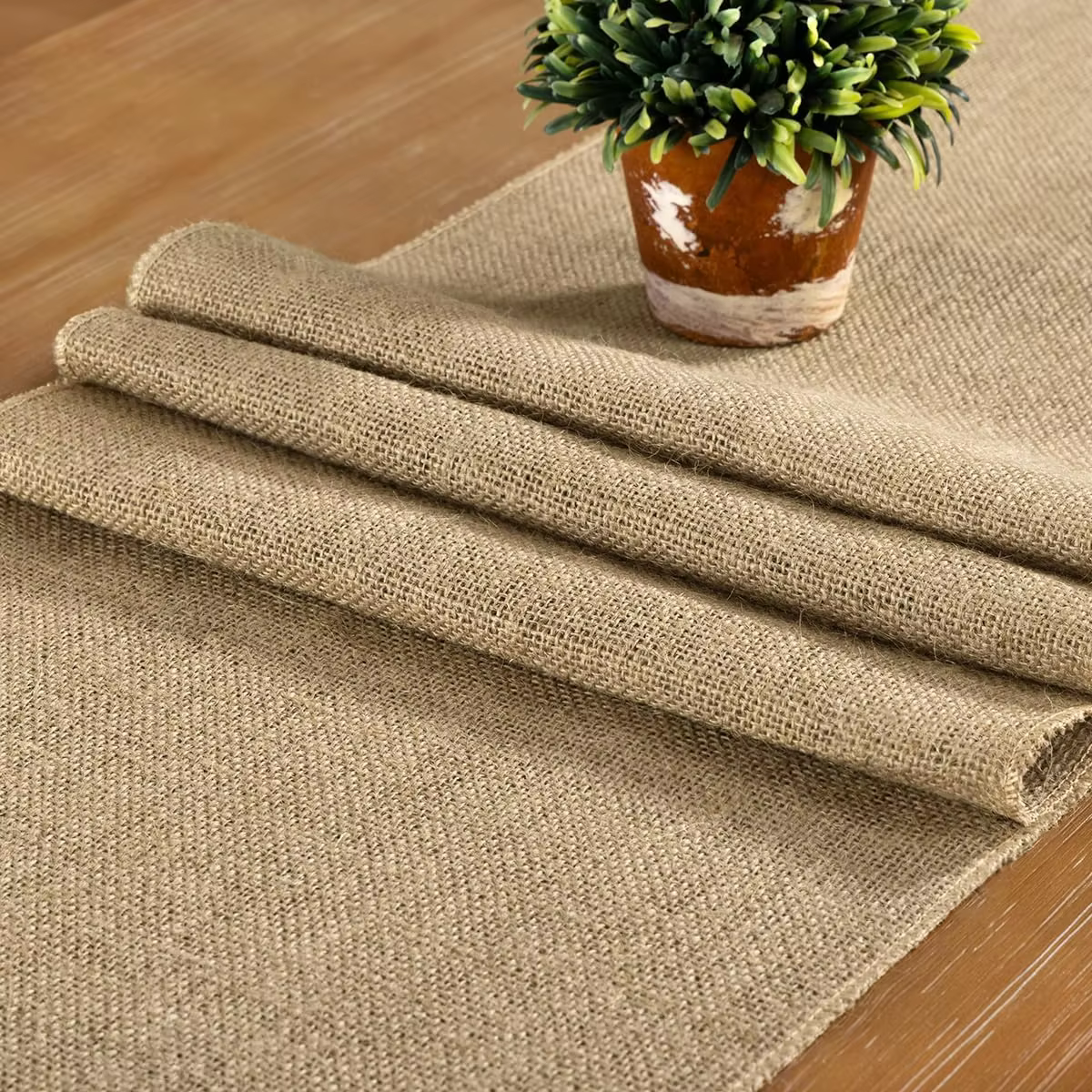 Chemin de Table en toile de Jute naturelle
