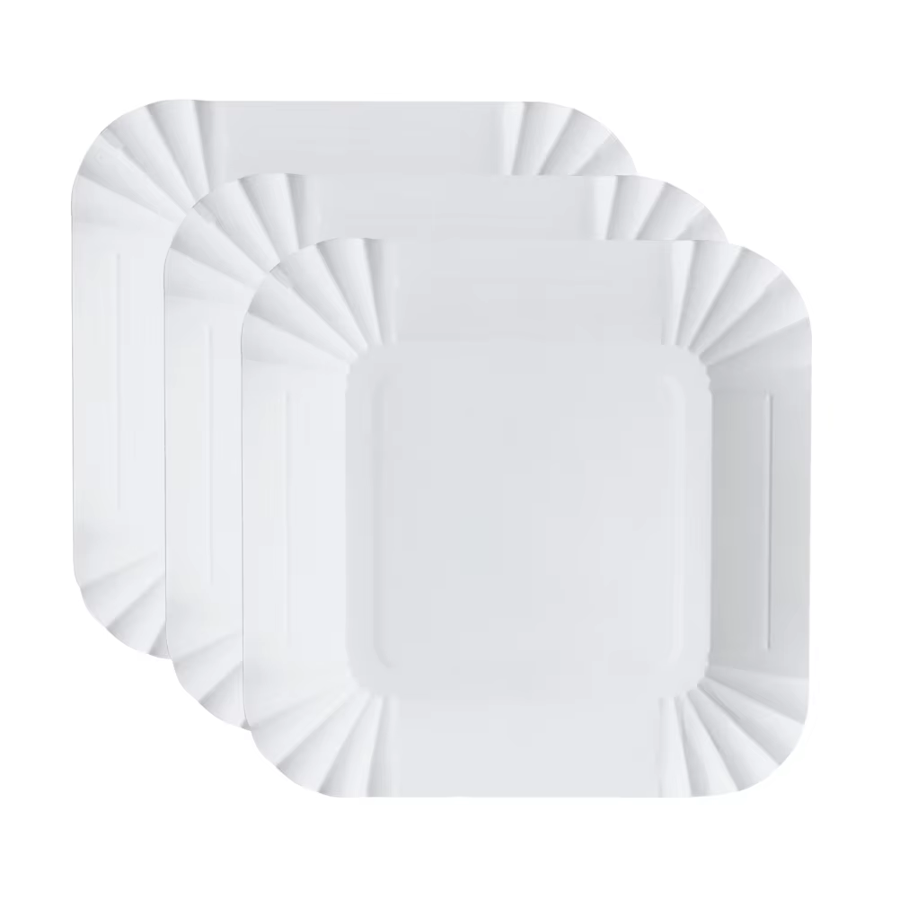Assiettes en papier jetables
