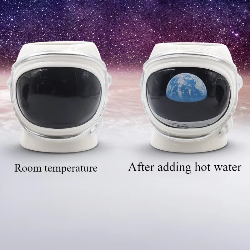Tasse en céramique en forme de planète d'astronome