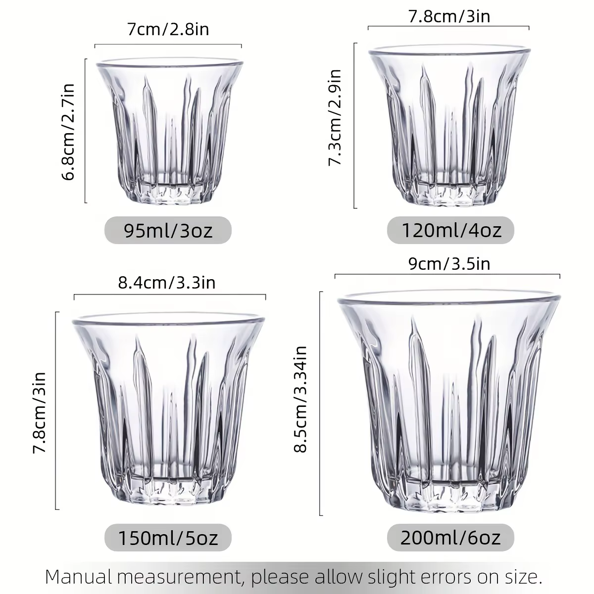 Lot de 2 tasses à expresso
