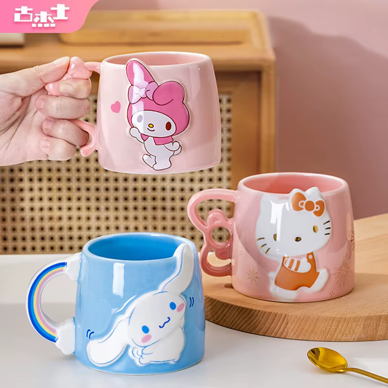 Hello Kitty tasses en céramique Sanrio cannelle ma mélodie tasse à café