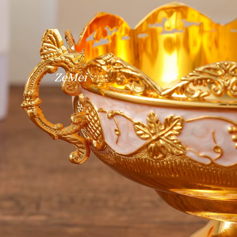 Plateau à fruits à motifs de style européen