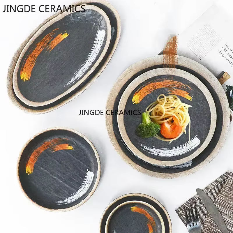 Assiettes à dîner en mélamine de Style japonais