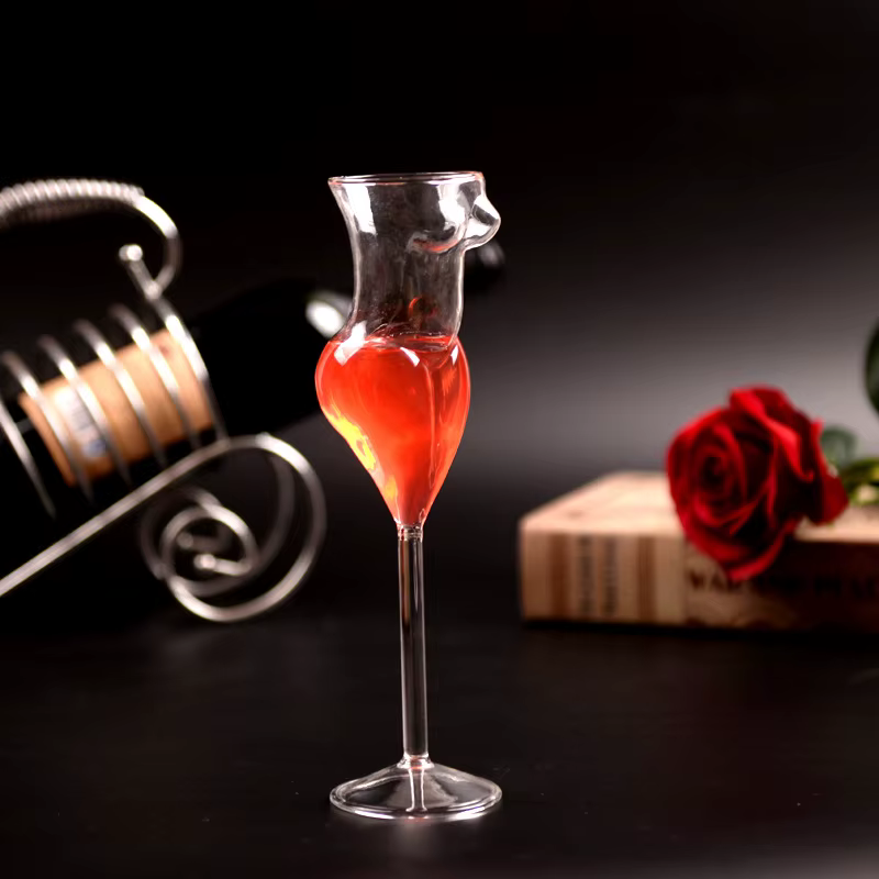 Verre à Cocktail créatif en forme de corps pour femme