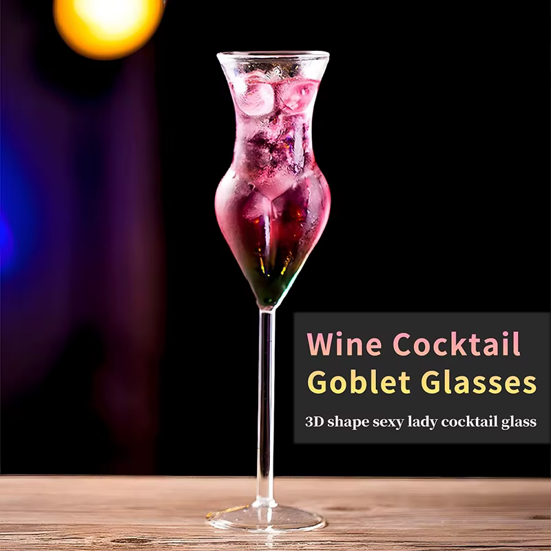 Verres à Cocktail en Verre pour le Vin