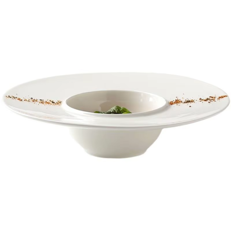 Assiette à dîner ronde en céramique