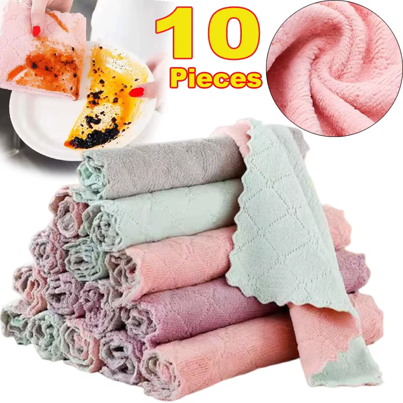 Chiffons de nettoyage de la vaisselle