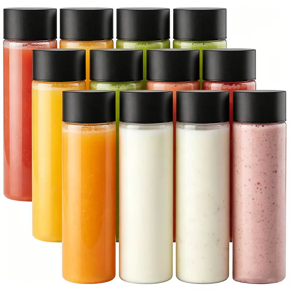 ✨ Bouteilles de jus/eau réutilisables en plastique vides en vrac