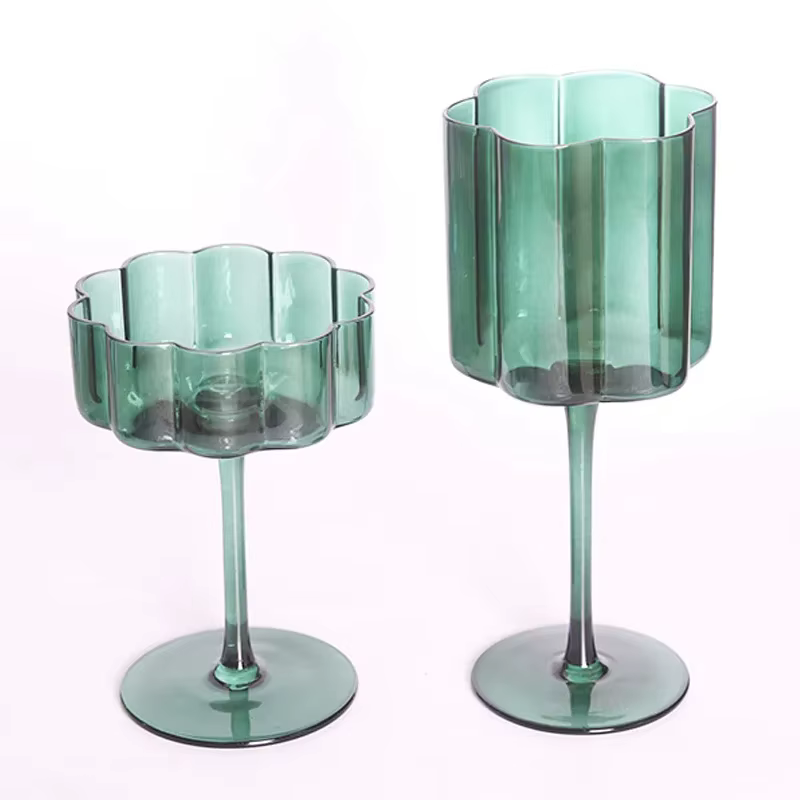 Verre à vin en cristal multicol