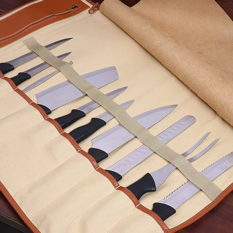 Sac à Rouleaux de Couteaux de Chef de Cuisine