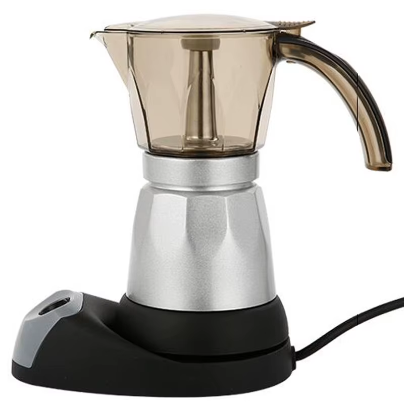 220V 480W 3 tasses électrique thé cafetière Pot Cafetera Machine moka amovible café cuisine outil bureau à domicile