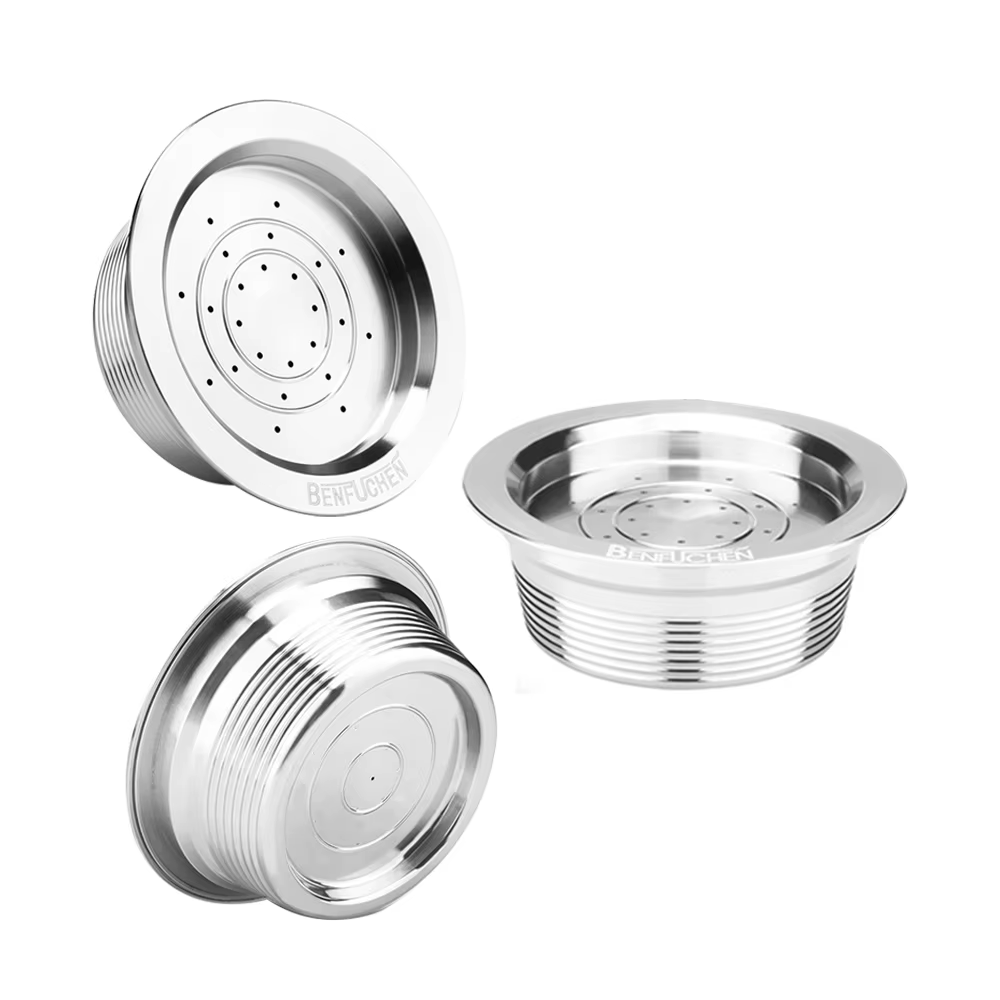 ICafilas-Capsules de café rechargeables en acier inoxydable