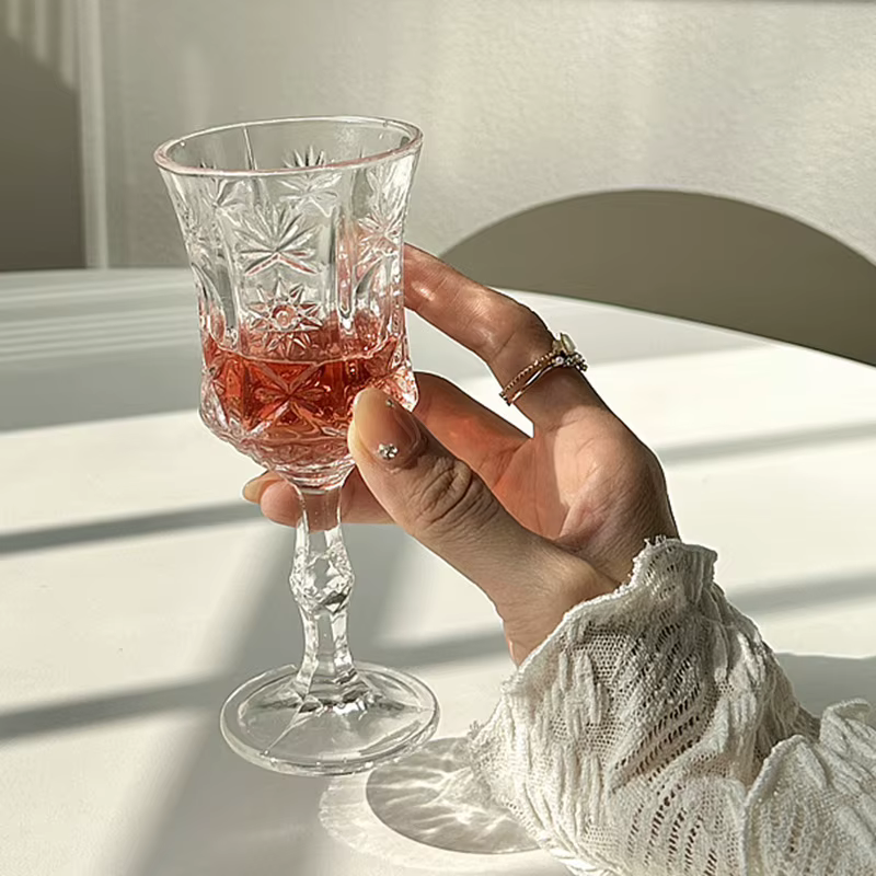 Verre à Champagne sculpté exquis 50ml/100ml