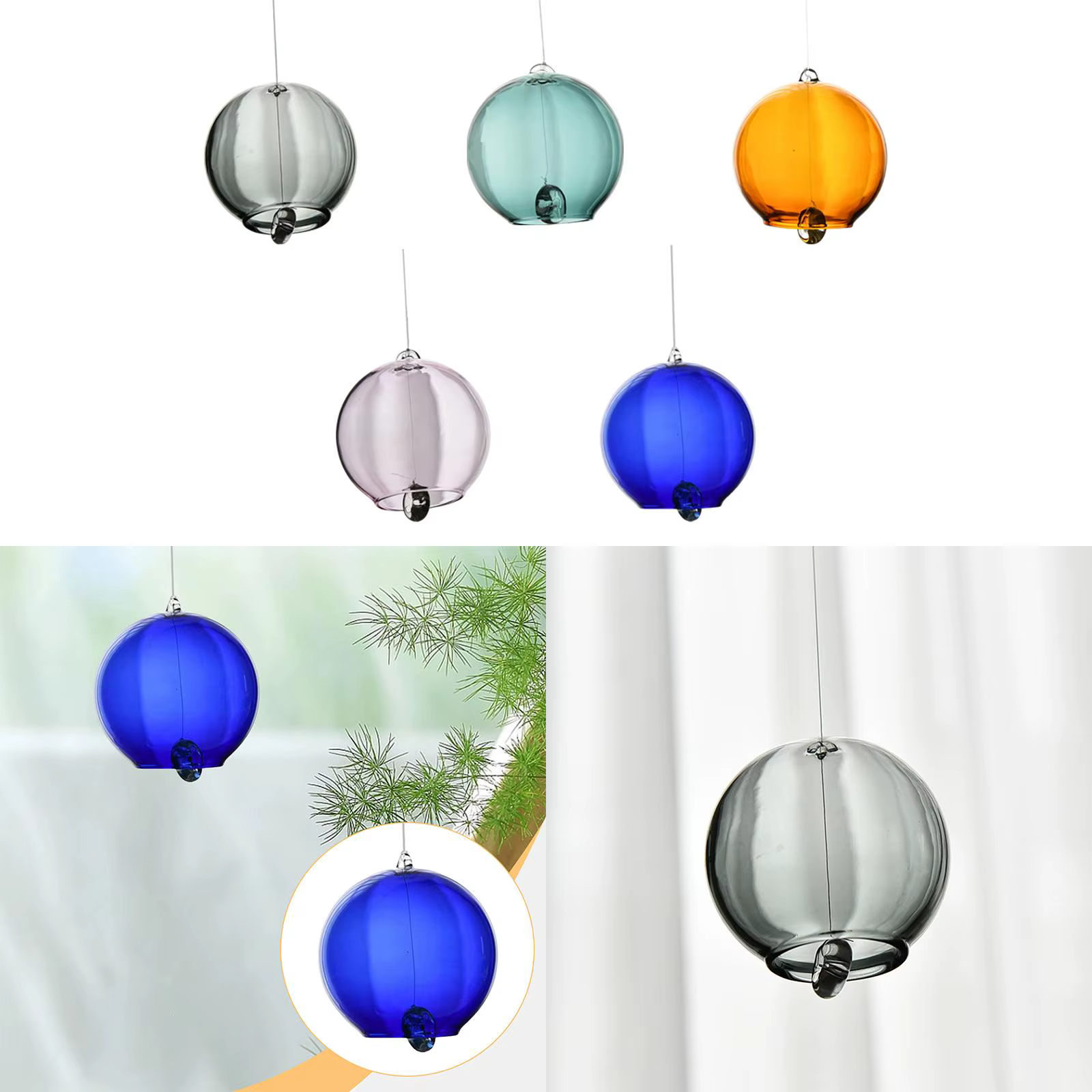 Cloche à vent traditionnelle en verre borosilicate