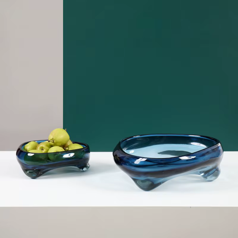 Plateau en verre Triangle géométrique
