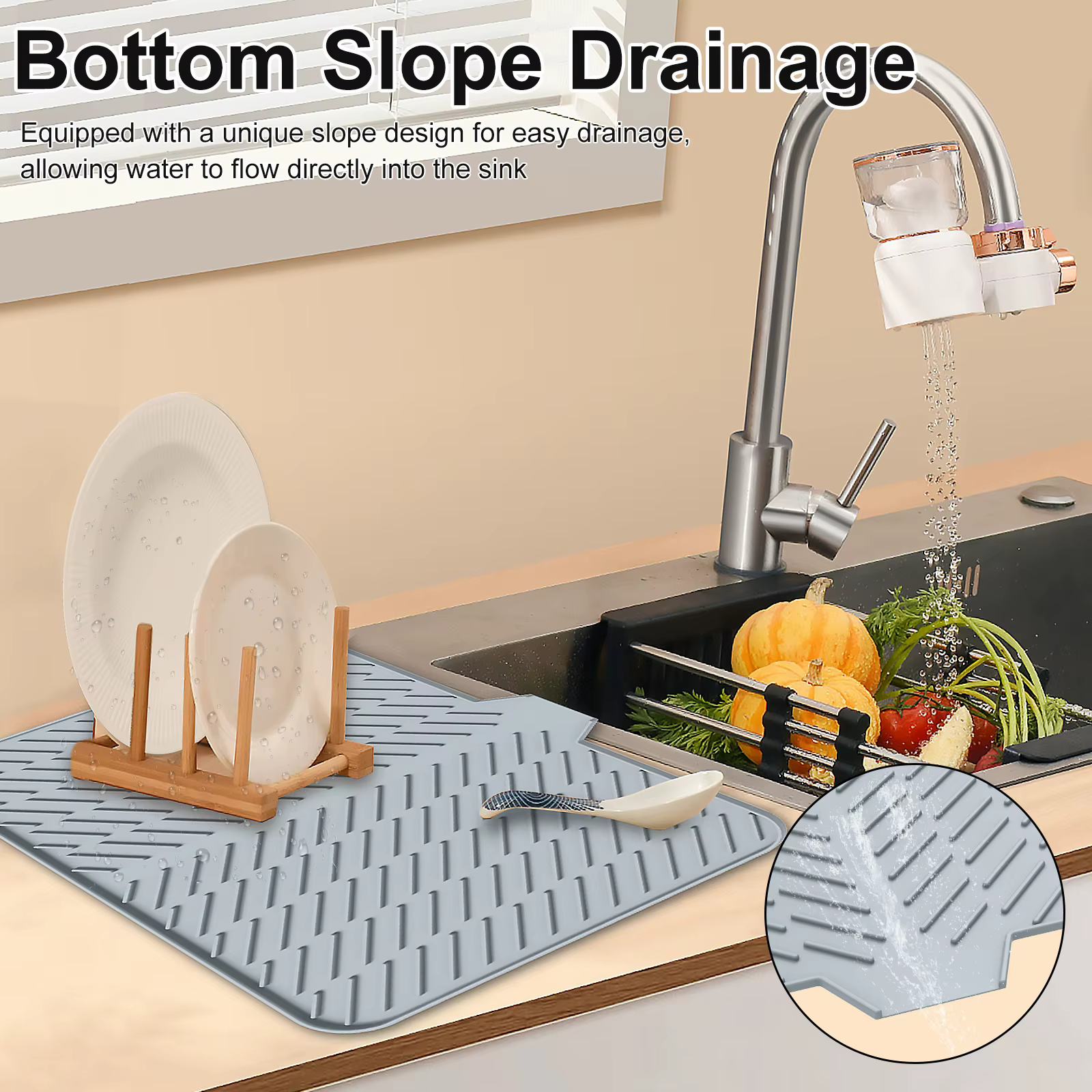 Tapis de séchage de vaisselle