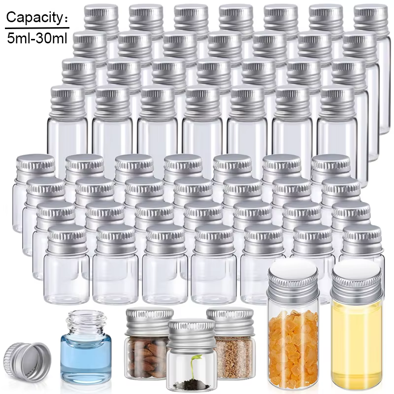 Pot en verre de 5 ml, 6 ml