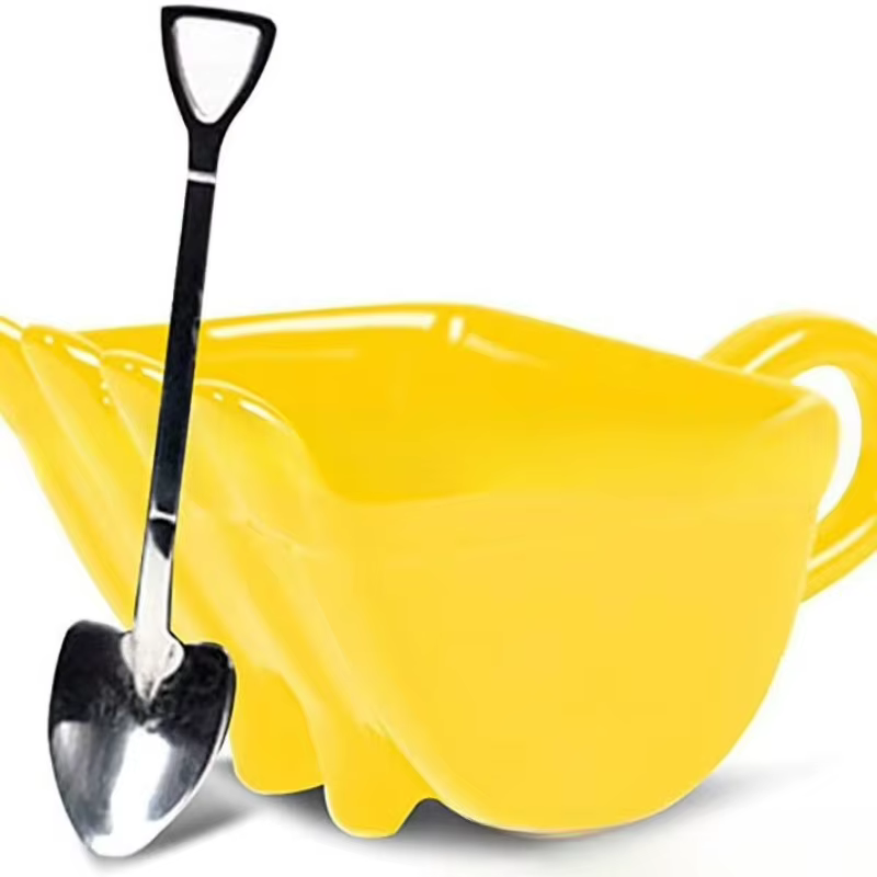 Tasse à café Digger, nouveau modèle, tasse à café créative et amusante en forme d'excavatrice, design simple avec forme originale, cadeaux
