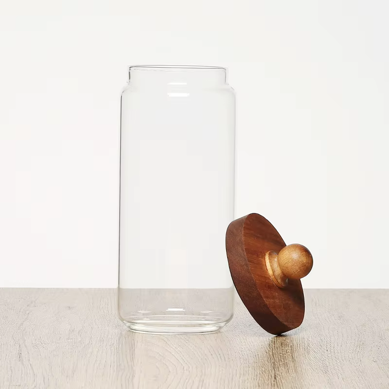 Pot de conservation en verre pour la cuisine