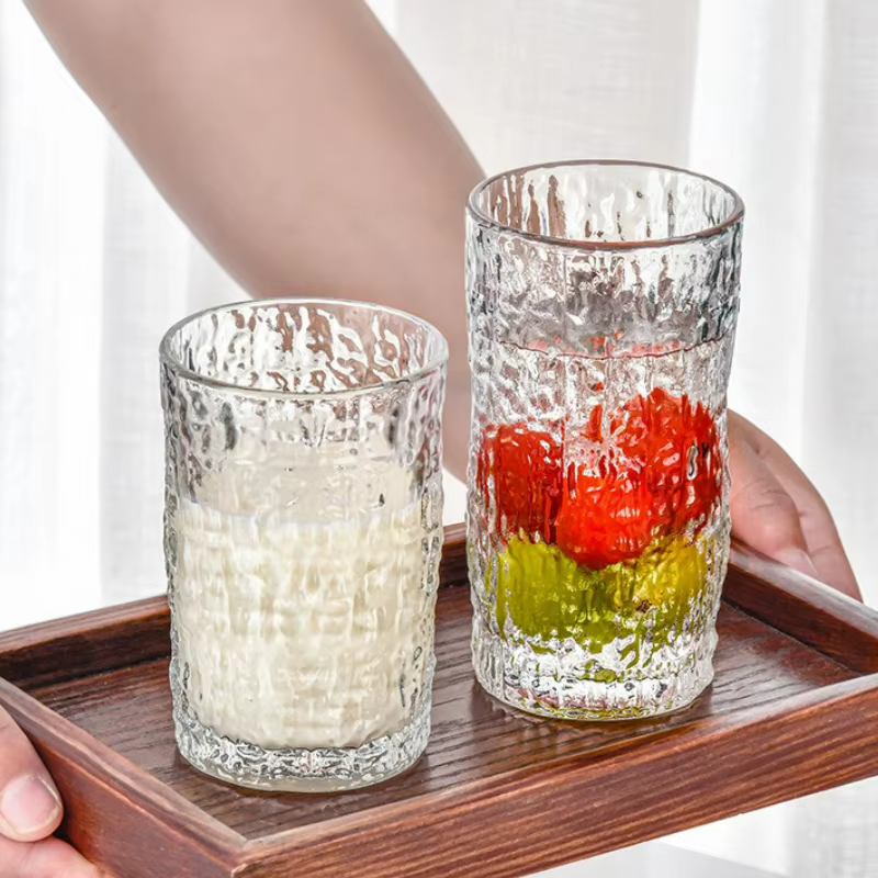 Verre tasse d'eau créatif jus lait tasses mode Transparent