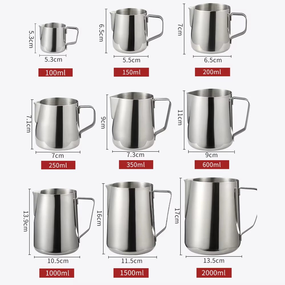 12/20 Oz acier inoxydable Latte café Art tasse bec haut de gamme