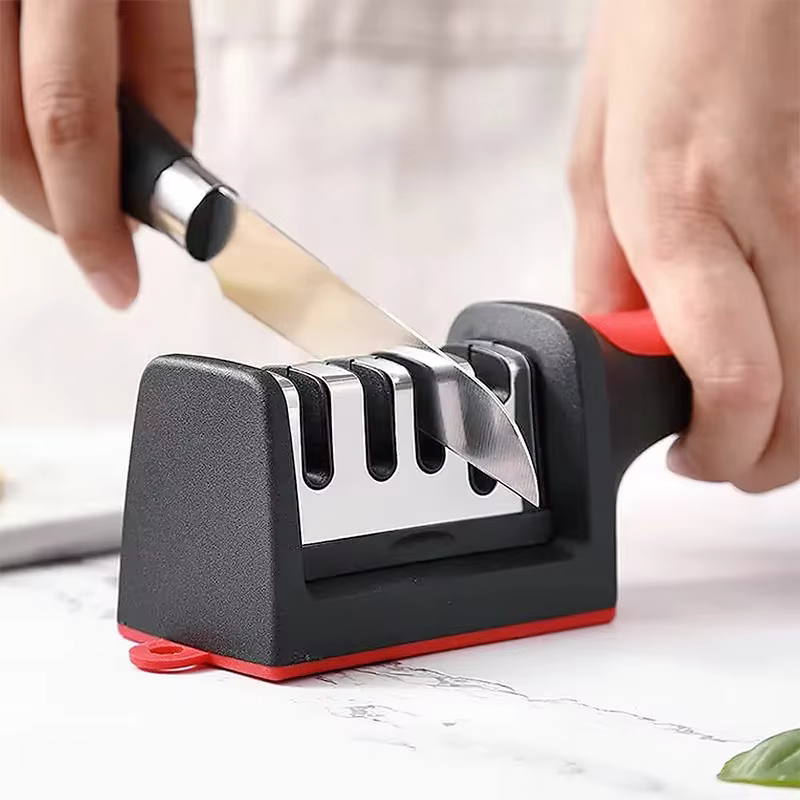 Affûteur de couteaux de cuisine en 4 étapes