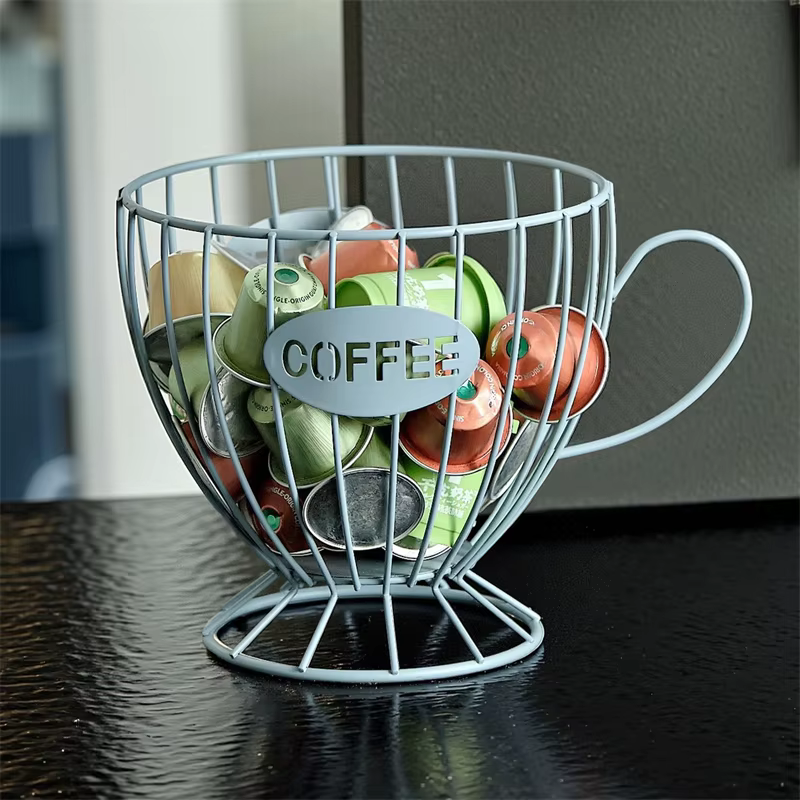 Porte-capsules de café en métal