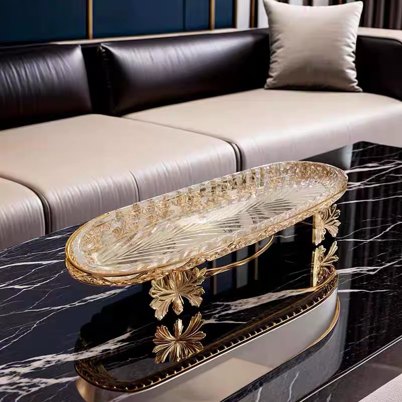 Verrerie rectangulaire en cristal pour la maison et le restaurant