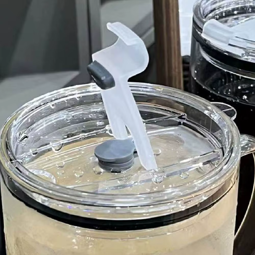 Verre de grande capacité de 32 Oz avec couvercle et paille