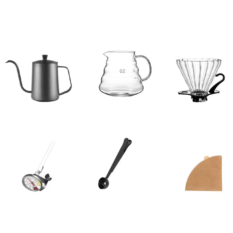 Ensemble de café infusé à la main accessoires