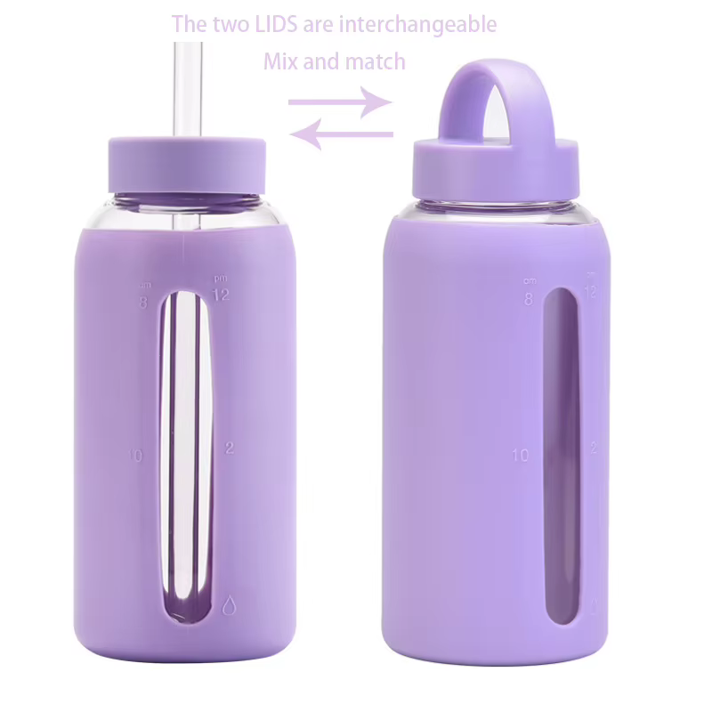 Tasse en verre de grande capacité de 800ml