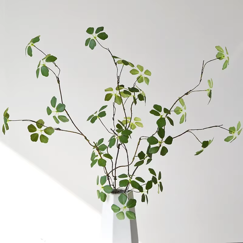 Plante artificielle de feuille de Lotus Guanyin