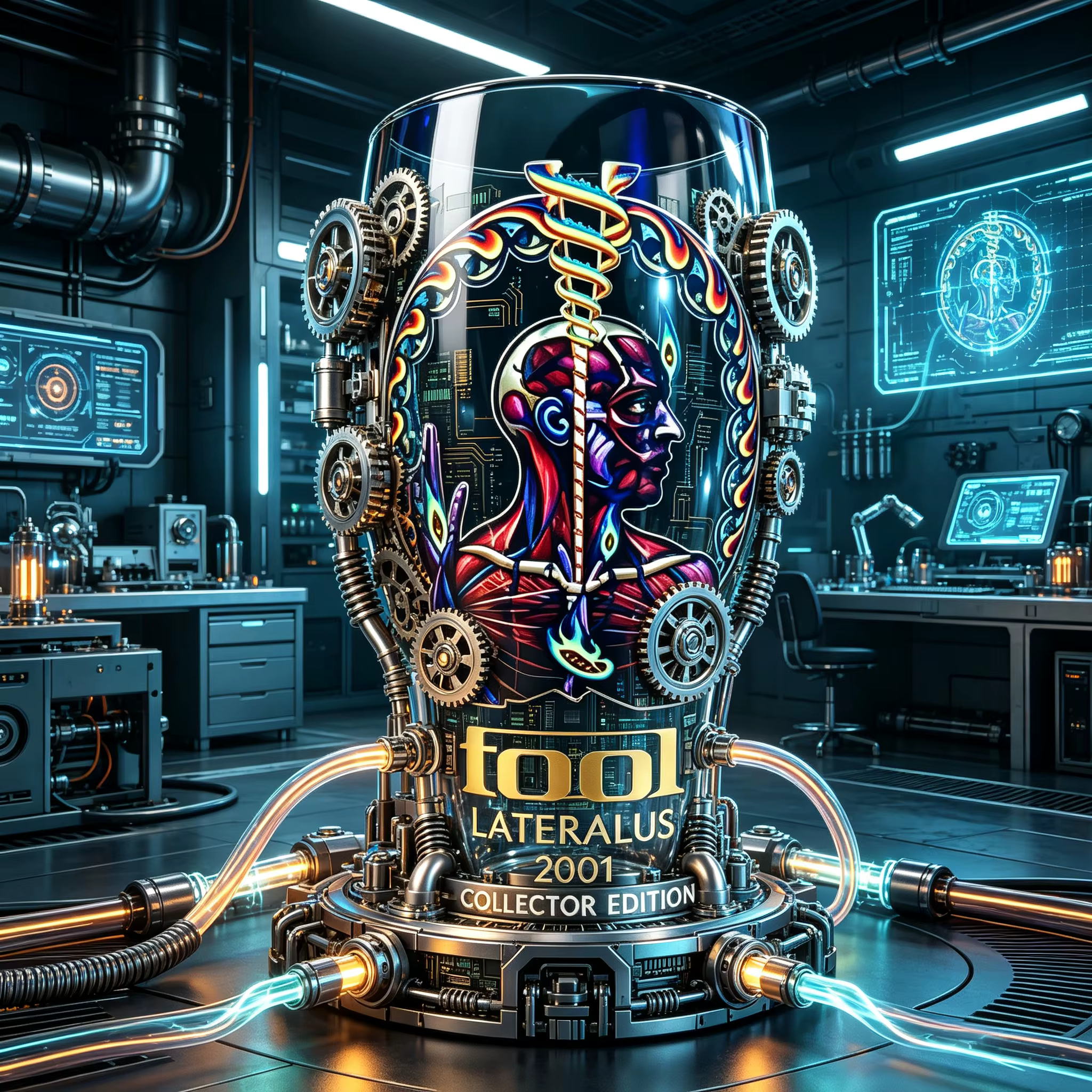 Verre à bière premium Tool Lateralus 2001 Collector's Edition - Cadeau unique pour les fans de rock