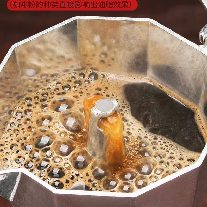 Nouveau Pot Moka en aluminium ménage 50ml-600ml poêle à Latte cafetière classique percolateur à expresso Pot d'extraction de café